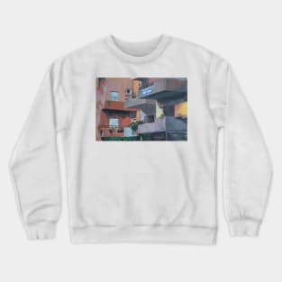 Tel Aviv, Balconies Crewneck Sweatshirt